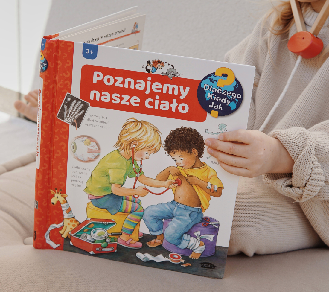 Poznajemy nasze ciało - książka z okienkami dla dzieci