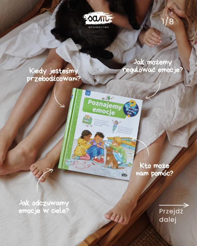 Twoje dziecko to prawdziwy wulkan emocji? 🌋 Pomóż mu je regulować i wyrażać tak, aby nikt nie dostał rykoszetem!🗨️ Skomentuj 𝗖𝗛𝗖𝗘̨ i poznaj NAJLEPSZĄ książkę o emocjach, która Ci w tym pomoże! 💪Książka z okienkami „Poznajemy emocje” pokaże Wam:
💜 czym jest złość, smutek, ale też radość czy mieszane uczucia,
💜 jak rozpoznać emocje w ciele,
💜 jak radzić sobie, gdy jest ich za dużo i kogo można prosić o pomoc,
💜 do czego służą emocje,
💜 jak się wyciszyć.A do tego uświadamia rodzicowi, z jakimi wyzwaniami mierzy się dziecko i jest punktem wyjścia do rozmowy na temat samopoczucia, przytłoczenia emocjami i presji.Sprawdź opinie innych rodziców i DOBRZE przygotuj dziecko na codzienne wyzwania! 💪🗨️ Skomentuj 𝗖𝗛𝗖𝗘̨ i zobacz, jak wygląda w środku!Masz tę książkę w domu, placówce lub gabinecie? Koniecznie daj nam znać, jak Wam się sprawdza! Napisz w komentarzu ⤵️#emocjedziecka #książkidladzieci #przedszkolak #rodzicielstwobliskości #wydawnictwosam