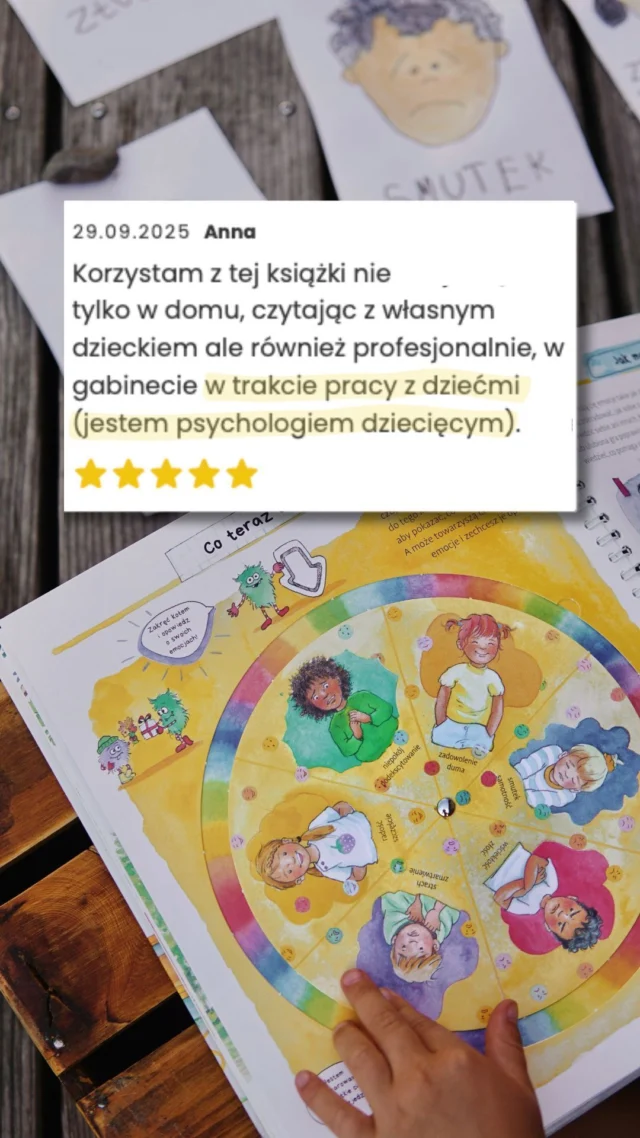 Rodzice i psychologowie KOCHAJĄ tę książkę! 💜🗨️ Skomentuj 𝗖𝗛𝗖𝗘̨, a wyślę Ci link do książek, które nauczą Twoje dziecko bezpiecznego wyrażania emocji!✂️ Teraz zakupisz książki z okienkami w pakiecie do 15% taniej 🥳Chcesz, by Twoje dziecko wyrosło na pewnego siebie, empatycznego dorosłego? Takiego, który potrafi nazwać to, co czuje, regulować swoje emocje i stawiać innym granice?Zacznij od pokazania mu, że jego emocje są ważne i może je bezpiecznie wyrażać, zamiast dusić w sobie.Pomogą Wam w tym książki dla dzieci z okienkami w wieku 3-8 lat:
💆🏼‍♀️ „Poznajemy emocje”, o tym, jak je rozpoznawać, wyrażać i regulować,
💪 „Miej odwagę, siłę i pewność siebie”, która pomaga stawiać granice i budować zdrowe relacje,
👫 „Jak żyjemy w społeczeństwie”, która uczy funkcjonowania w grupie.🗨️ Skomentuj 𝗖𝗛𝗖𝗘̨ i zobacz, jak te książki wyglądają w środku!#emocjedziecka #świadomerodzicielstwo #rodzicielstwobliskosci #jakrozmawiaczdzieckiem #inteligencjaemocjonalna