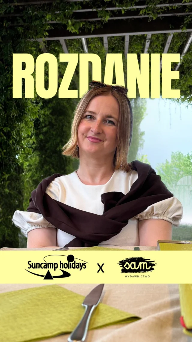 ‼️WAKACYJNE ROZDANIE dla obserwatorów profili @wydawnictwosam_pl i @suncamp_polska ☀️Wygraj pakiet 6 książek Wydawnictwa SAM oraz voucher o wartości 1000 zł na camping 🌴➡️ Napisz w komentarzu hasło URLOP oraz odpowiedz na pytanie: jakie są Wasze marzenia podróżnicze w tym roku? 🤩Aby wziąć udział w rozdaniu:1. Napisz w komentarzu pod postem URLOP i odpowiedz na pytanie o Wasze podróżnicze marzenia na ten rok.🌊☀️🏝️2. Upewnij się, że jesteś aktywnym obserwatorem @wydawnictwosam_pl i @suncamp_polska 🙌3. Będzie nam miło, jeśli udostępnisz ten post oraz zaprosisz do zabawy 3 osoby, które MUSZĄ o nas usłyszeć!4. Nagrodę: pakiet 6 dowolnych książek Wydawnictwa SAM oraz voucher o wartości 1000 zł na camping wygra jedna osoba, wybrana przez nas – Anitę i Roberta.5. Rozdanie trwa od dziś do 23.06. do końca dnia. Wyniki ogłosimy 24.06. w stories i komentarzu pod postem.6. Voucher o wartości 1000 zł dotyczy wyłącznie rezerwacji zakwaterowań o nazwie SunLodge.7. Voucher może być wykorzystany wyłącznie w sezonie 2026. Realizacja vouchera odbywa się zgodnie z zasadami organizatora. Szczegóły znajdują się w regulaminie.8. Wysyłka książek będzie realizowana tylko na terenie Polski.9. Instagram nie jest sponsorem rozdania.10. Link do pełnego regulaminu rozdania znajdziesz w BIO.Miłej zabawy! 🥳🥳🥳#rozdanie #wydawnictwosam #wakacje #wakacjezdziećmi #ksiazkidladzieci