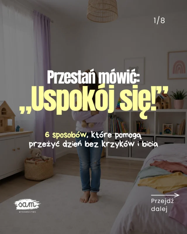 Twoje dziecko nie wie, jak wyrazić emocje w bezpieczny sposób? Tak mu pomożesz! 👇🗨️ Skomentuj 𝗖𝗛𝗖𝗘̨ i poznaj książki, z którymi nauczysz dziecko rozpoznawać i regulować emocje!
✂️ Teraz zamówisz książki z okienkami w pakiecie do 15% taniej!Słyszałaś już pewnie, że ważne jest nazywanie emocji dziecka. No jasne – ale co dalej?Drugim krokiem jest akceptacja tych emocji i utwierdzenie dziecka w przekonaniu, że ma prawo je czuć 🫶 oraz okazanie mu wsparcia.
Warto później na chłodno przećwiczyć, jak wyrażać emocje w bezpieczny dla wszystkich sposób.Potraktuj to jak trening - dla dziecka, i dla Ciebie! 🫶🏻Jak to zrobić dobrze? Wykorzystując książki z okienkami dla dzieci 3-8 lat:
💆🏼‍♀️ 𝗣𝗼𝘇𝗻𝗮𝗷𝗲𝗺𝘆 𝗲𝗺𝗼𝗰𝗷𝗲, o tym, jak je rozpoznawać, wyrażać i regulować,
💪 𝗠𝗶𝗲𝗷 𝗼𝗱𝘄𝗮𝗴𝗲̨, 𝘀𝗶ł𝗲̨ 𝗶 𝗽𝗲𝘄𝗻𝗼𝘀́𝗰́ 𝘀𝗶𝗲𝗯𝗶𝗲, która pomaga budować pewność siebie i stawiać granice,
👫 𝗝𝗮𝗸 𝘇̇𝘆𝗷𝗲𝗺𝘆 𝘄 𝘀𝗽𝗼ł𝗲𝗰𝘇𝗲𝗻́𝘀𝘁𝘄𝗶𝗲, która uczy funkcjonowania w grupie.Teraz zamówisz książki z okienkami w pakiecie do 15% taniej! ✂️
🗨️ Skomentuj 𝗖𝗛𝗖𝗘̨ i zobacz, jak wyglądają w środku!#emocjedziecka #bookstagrampl #rodzicielstwobliskosci #przedszkole #inteligencjaemocjonalna
