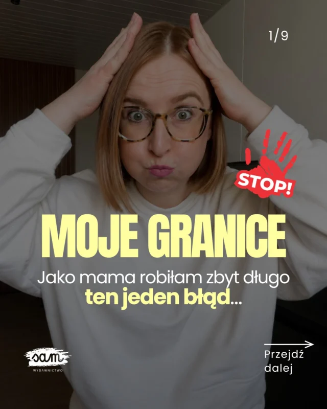 Zbyt długo narzucałam granice swojemu dziecku. Zbyt długo byłam ich jedynym strażnikiem. Aż zrozumiałam, o co w tych granicach chodzi.

Przestałam narzucać granice swoim dzieciom, a zaczęłam wyznaczać je – te swoje, ale też społeczne.

I to zadziałało. Nie od razu, ale z czasem.

Teraz zamówisz książki z okienkami w pakiecie do 15% taniej! ✂️
🗨️ Skomentuj 𝗖𝗛𝗖𝗘̨ i zobacz, jak wyglądają w środku!

Naucz swoje dziecko stawiania granic oraz budowania zdrowych relacji dzięki książkom dla dzieci 3-8 lat:
💆🏼‍♀️ 𝗣𝗼𝘇𝗻𝗮𝗷𝗲𝗺𝘆 𝗲𝗺𝗼𝗰𝗷𝗲, o tym, jak je rozpoznawać, wyrażać i regulować,
💪 𝗠𝗶𝗲𝗷 𝗼𝗱𝘄𝗮𝗴𝗲̨, 𝘀𝗶ł𝗲̨ 𝗶 𝗽𝗲𝘄𝗻𝗼𝘀́𝗰́ 𝘀𝗶𝗲𝗯𝗶𝗲, która pomaga budować pewność siebie i stawiać granice,
👫 𝗝𝗮𝗸 𝘇̇𝘆𝗷𝗲𝗺𝘆 𝘄 𝘀𝗽𝗼ł𝗲𝗰𝘇𝗲𝗻́𝘀𝘁𝘄𝗶𝗲, która uczy funkcjonowania w grupie.

Teraz zamówisz książki z okienkami w pakiecie do 15% taniej! ✂️
🗨️ Skomentuj 𝗖𝗛𝗖𝗘̨, a wyślę Ci link!

#przedszkolak #rodzicielstwo #ksiazkidladzieci #wydawnictwosam #psychologia