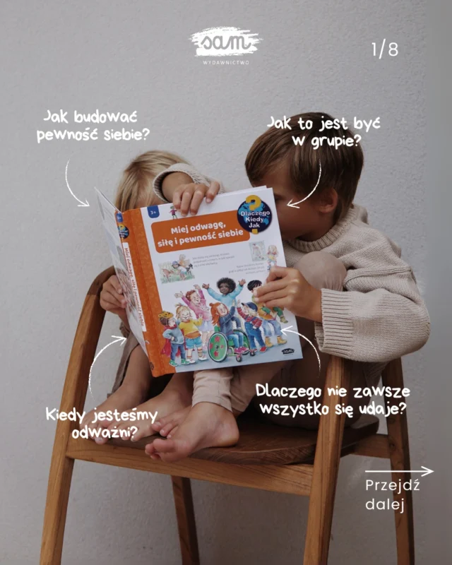 Twoje dziecko idzie do przedszkola lub szkoły i chcesz go przygotować na budowanie relacji z rówieśnikami, konflikty i wzmocnić w nim pewność siebie? 😎🗨️ Skomentuj 𝗖𝗛𝗖𝗘̨ i poznaj książki, które pomogą Wam w nauce funkcjonowania w grupie.
✂️ Teraz zamówisz książki z okienkami w pakiecie do 15% taniej!Kiedy postawić granice, a kiedy pójść na kompromis? Kiedy powiedzieć nie, a kiedy poprosić o pomoc?„Dbając o emocje dziecka, pokazujesz mu, że one są ważne. (…) Uczysz go też bycia z nimi i czucia się w tym bezpiecznie. A kiedy maluch na co dzień będzie czuł się kochany i akceptowany przez Ciebie taki, jaki jest, zobaczy, że i on może akceptować siebie i czuć się dobrze ze sobą (niezależnie od tego, co mówią inni).” – czytamy w recenzji u Oli @mamologiaPokochaliście „Miej odwagę, siłę i pewność siebie” za to, że pokazuje:
💜 Jak stawiać granice,
💜 jak dbać o bezpieczeństwo (swoje i innych),
💜 jak budować sprawczość i pewność siebie,
💜 jak funkcjonować w grupie
💜 czym jest strach i odwaga,
💜 dlaczego nie zawsze wszystko się udaje,
💜 dlaczego się od siebie różnimy.A do tego uświadamia rodzicowi, z jakimi wyzwaniami mierzy się dziecko i jest punktem wyjścia do rozmowy na temat strachu, stawiania granic czy wykluczenia.Sprawdź opinie innych rodziców i DOBRZE przygotuj dziecko na codzienne wyzwania! 💪🗨️ Skomentuj 𝗖𝗛𝗖𝗘̨ i zobacz, jak wygląda w środku!
✂️ Zamów książki z okienkami w pakiecie do 15% taniej!Masz tę książkę w domu, placówce lub gabinecie? Koniecznie daj nam znać, jak Wam się sprawdzą! Napisz w komentarzu ↘️#ksiazkidladzieci #przedszkolak #przedszkole #bookstagrampl #rodzicielstwobliskosci