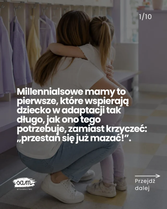 Jeśli tak robisz – robisz to dobrze! 💪Podaj to dalej ➡️ prosto do mamy, która też dzisiaj potrzebuje to przeczytać 🫶Twoje dziecko musi wiedzieć, że:
💜 przedszkole jest fajne i bezpieczne – i rodzice też tak uważają,
💜 nie jest tu na zawsze i zostanie odebrane o ustalonej porze (którą rozumie, np. „zaraz po podwieczorku”),
💜 panie w przedszkolu są dla niego i może przyjść do nich z każdym problemem.Poznaj książki z okienkami, które pozwolą Wam przejść adaptację łatwiej i przyjemniej:
👧 𝗪 𝗺𝗼𝗶𝗺 𝗽𝗿𝘇𝗲𝗱𝘀𝘇𝗸𝗼𝗹𝘂 (2-5 lat) o tym, jak wygląda dzień w placówce i jakich zasad dzieci muszą przestrzegać,
🤝 𝗝𝗮𝗸 𝘀𝗶𝗲̨ 𝗱𝘇𝗶𝗲𝗹𝗶𝗰́, 𝘄𝘀𝗽𝗼́ł𝗽𝗿𝗮𝗰𝗼𝘄𝗮𝗰́ 𝗶 𝘀𝗼𝗯𝗶𝗲 𝗽𝗼𝗺𝗮𝗴𝗮𝗰́ (2-5 lat), która pokazuje, jak funkcjonować w grupie rówieśniczej,
⌚ 𝗗𝘇𝗶𝘀𝗶𝗮𝗷, 𝗷𝘂𝘁𝗿𝗼, 𝘁𝗲𝗿𝗮𝘇, 𝘇𝗮𝗿𝗮𝘇 (2-5 lat), która przygotuje Was na nowe poranki oraz rytm dnia i tygodnia,
💪 𝗠𝗶𝗲𝗷 𝗼𝗱𝘄𝗮𝗴𝗲̨, 𝘀𝗶ł𝗲̨ 𝗶 𝗽𝗲𝘄𝗻𝗼𝘀́𝗰́ 𝘀𝗶𝗲𝗯𝗶𝗲 (3-8 lat), o tym, jak stawiać granice i budować poczucie własnej wartości.🗨️ Skomentuj 𝗖𝗛𝗖𝗘̨ i zobacz, jak wyglądają w środku!
✂️ Teraz zamówisz duże książki z okienkami w pakiecie do 15% taniej!#przedszkolak #przedszkole #rodzicielstwobliskosci #adaptacja #adaptacjaprzedszkolna