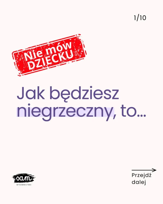 Myślisz, że Twoje dziecko zmieni zachowanie, kiedy będziesz je krytykować lub zawstydzać? ❌ Jest odwrotnie: utrwalasz w nim przekonanie, że coś z nim nie tak!🗨️ Skomentuj 𝗖𝗛𝗖𝗘̨ i poznaj książki, które pomogą Wam regulować emocje i funkcjonować w grupie rówieśniczej.
✂️ Teraz zamówisz duże książki z okienkami w pakiecie do 15% taniej!Bicie jest złe, ale Twoje dziecko jeszcze o tym nie wie. Dla niego to sposób na wyrażenie nieprzyjemnych emocji, z którymi sobie nie radzi.Dlatego reagując na jego zachowanie:
❌ nie wpajaj mu, że jest niegrzeczne,
❌ nie podnoś głosu i nie strasz karą,
❌ nie skupiaj się na tym, co robi, ignorując jego emocje.Zamiast tego:
✅ pomóż rozpoznać mu emocje i nazywać je,
✅ pokazuj, jak może radzić sobie z nimi, nie raniąc innych,
✅ naucz je otwarcie mówić o swoich problemach.Poznaj książki z okienkami dla dzieci 3-8 lat, które pokażą Wam, jak bezpiecznie wyrażać emocje i budować zdrowe relacje:
💆🏼‍♀️ 𝗣𝗼𝘇𝗻𝗮𝗷𝗲𝗺𝘆 𝗲𝗺𝗼𝗰𝗷𝗲, o tym, jak rozpoznawać, wyrażać i regulować emocje.
💪 𝗠𝗶𝗲𝗷 𝗼𝗱𝘄𝗮𝗴𝗲̨, 𝘀𝗶ł𝗲̨ 𝗶 𝗽𝗲𝘄𝗻𝗼𝘀́𝗰́ 𝘀𝗶𝗲𝗯𝗶𝗲, o tym, jak stawiać granice i budować poczucie własnej wartości.
👫 𝗝𝗮𝗸 𝘇̇𝘆𝗷𝗲𝗺𝘆 𝘄 𝘀𝗽𝗼ł𝗲𝗰𝘇𝗲𝗻́𝘀𝘁𝘄𝗶𝗲, która uczy funkcjonowania w grupie, dbania o swoje prawa, a także obowiązki.🗨️ Skomentuj 𝗖𝗛𝗖𝗘̨ i zobacz, jak wyglądają w środku!
✂️ Teraz zamówisz duże książki z okienkami w pakiecie do 15% taniej!#bookstagrampl #rodzicielstwobliskości #książkidladzieci #emocjedziecka #przedszkolak