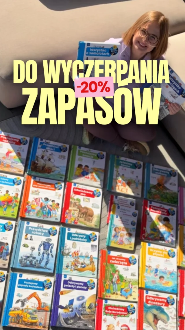 ‼️𝗨𝗪𝗔𝗚𝗔, 𝗟𝗜𝗞𝗪𝗜𝗗𝗔𝗖𝗝𝗔 𝗠𝗔𝗚𝗔𝗭𝗬𝗡𝗨! -𝟮𝟬% 𝗧𝗬𝗟𝗞𝗢 𝗗𝗢 𝗪𝗬𝗖𝗭𝗘𝗥𝗣𝗔𝗡𝗜𝗔 𝗭𝗔𝗣𝗔𝗦𝗢́𝗪! ✂️ Wpisz 𝗦𝗔𝗟𝗘, a wyślę Ci link 📥𝗦𝗣𝗢𝗥𝗢 𝗧𝗬𝗧𝗨Ł𝗢́𝗪 𝗝𝗨𝗭̇ 𝗭𝗡𝗜𝗞𝗡𝗘̨Ł𝗢 😱 ❤️‍🩹Widzę tutaj mnóstwo miłośników książek – Wasze ulubione tytuły znikają z półek w zawrotnym tempie!WSZYSTKIE nasze książki są dostępne 𝘁𝘆𝗹𝗸𝗼 𝗱𝗼 𝘄𝘆𝗰𝘇𝗲𝗿𝗽𝗮𝗻𝗶𝗮 𝘇𝗮𝗽𝗮𝘀𝗼́𝘄! Założyłaś już zamówienie na tytułu, których brakuje w Waszej biblioteczce? 📚Daj znać znajomym, rodzinie, placówkom i bibliotekom – każdemu, dla kogo nasze książki będą wartością. Niech ostatnie sztuki naszych książek powędrują w dobre ręce! 🫶🗨️ Skomentuj 𝗦𝗔𝗟𝗘, a wyślę Ci link do wyprzedaży -20% NA WSZYSTKO‼️
Tylko do wyczerpania zapasów!#ksiazkidladzieci #wydawnictwosam #bookstagrampl #rodzicielstwobliskości #książkizokienkami